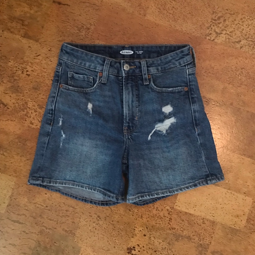 Old Navy Size 0 High Waisted Jean Shorts